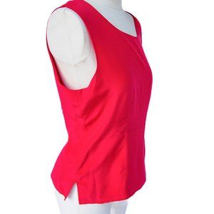 Vintage sleeveless Silk Blouse